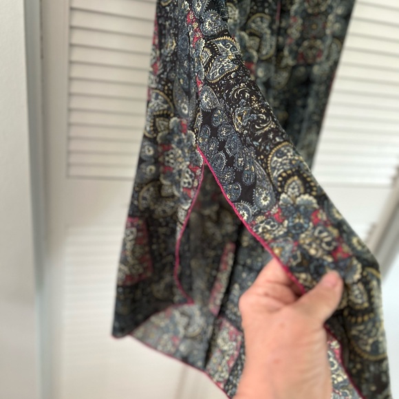 Boho Pull On Harem Pants Made in Nepal - Picture 6 of 10